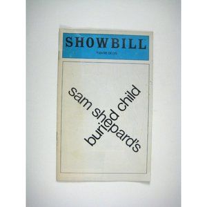 Buried Child Showbill 1979 Sam Sheppard Richard Hamilton Mary McDonnell Noonan